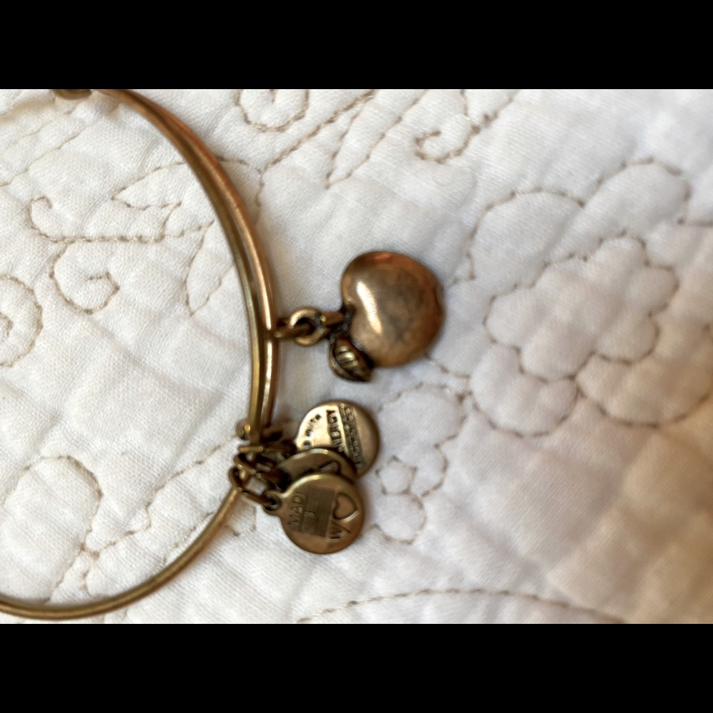 ALEX AND ANI Gold Tone Teacher Energy Bracket